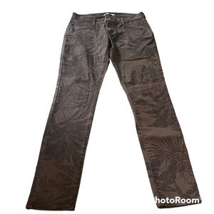 Levi’s tropical pattern skinny jeans